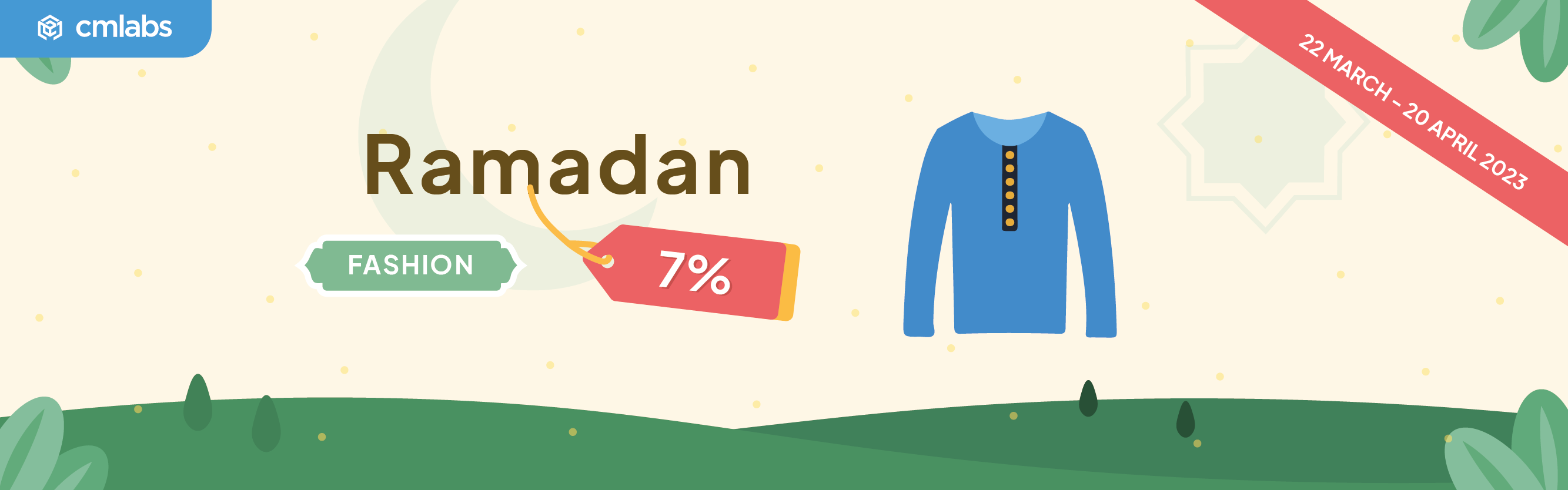 Ramadan 7% Off: Fashion Industry