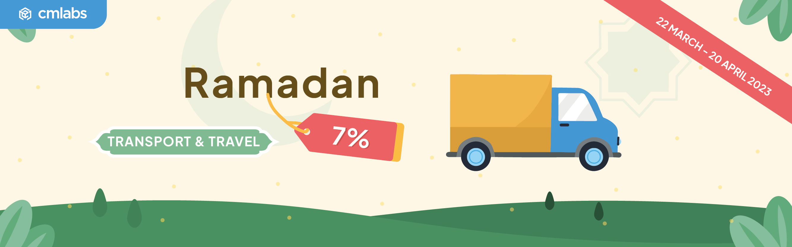 Ramadan 7% Off: Transport and Travel
