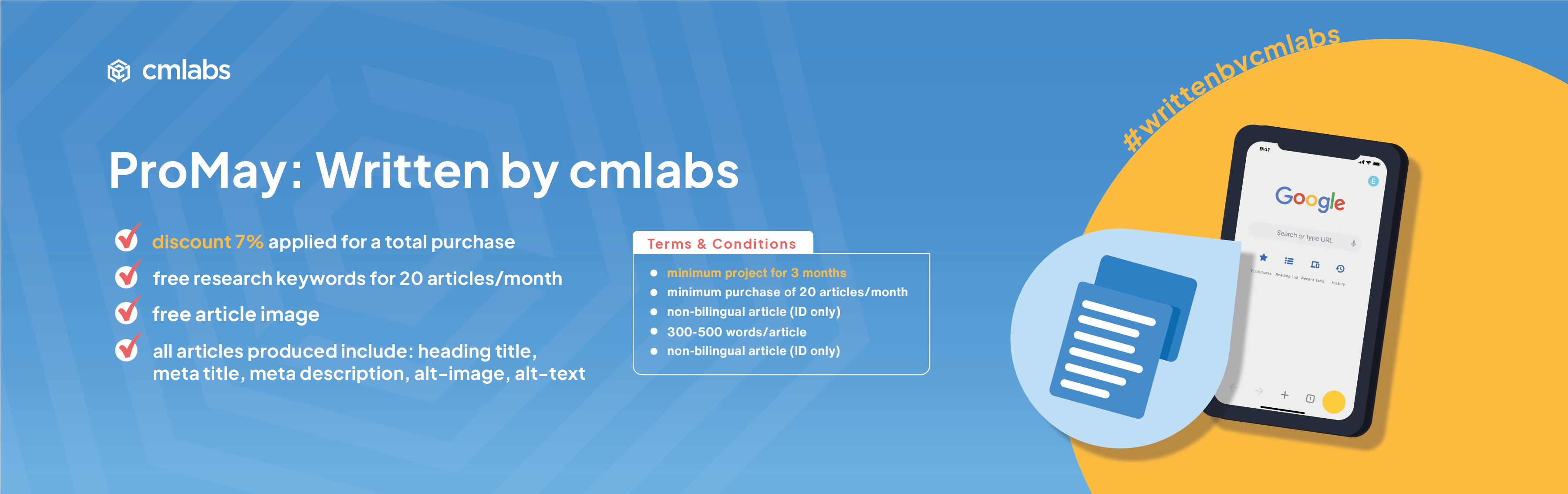 ProMay: Written by cmlabs (7% OFF)
