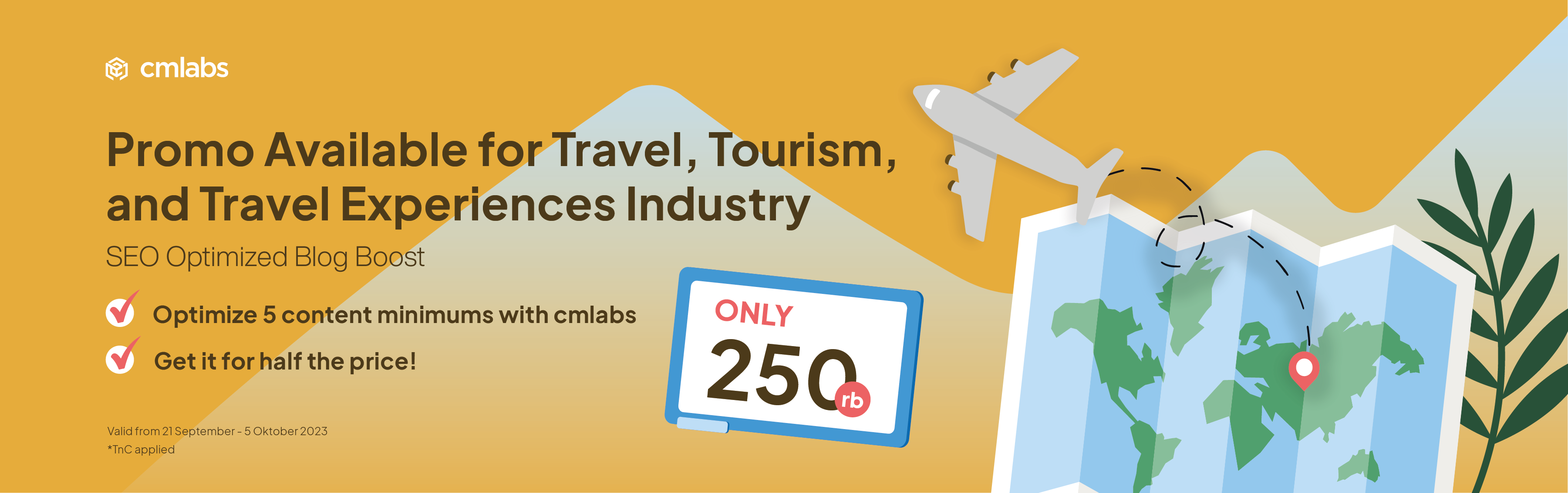 Tourism SEO Promo by cmlabs