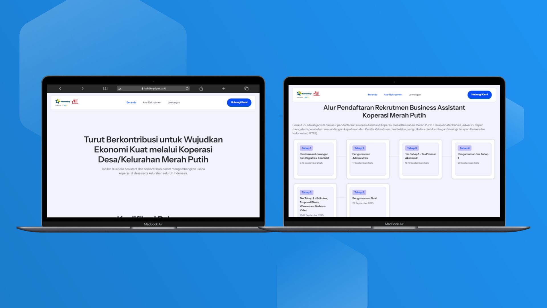 Pengembangan Website untuk Memudahkan Proses Seleksi