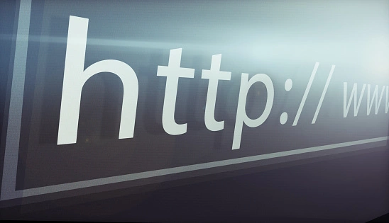 An image of URL using HTTP