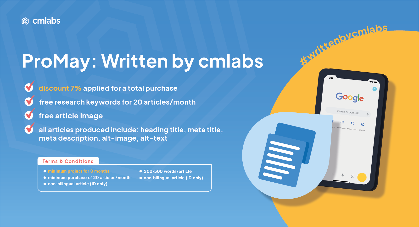 ProMay: Written by cmlabs