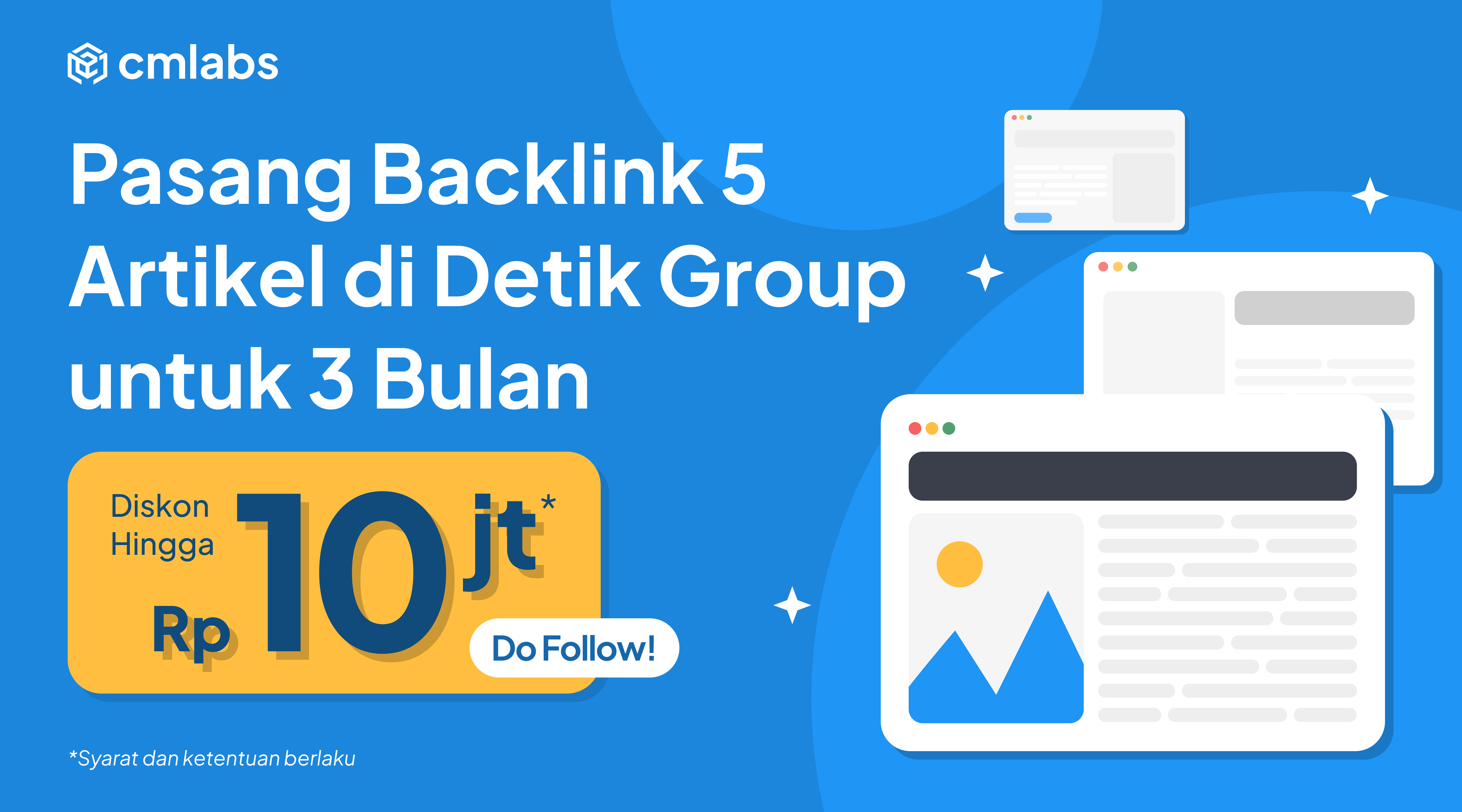 Promo Bundling Detikcom  hanya di cmlabs! Potongan Hingga 10jt dan Diskon Tambahan lainnya