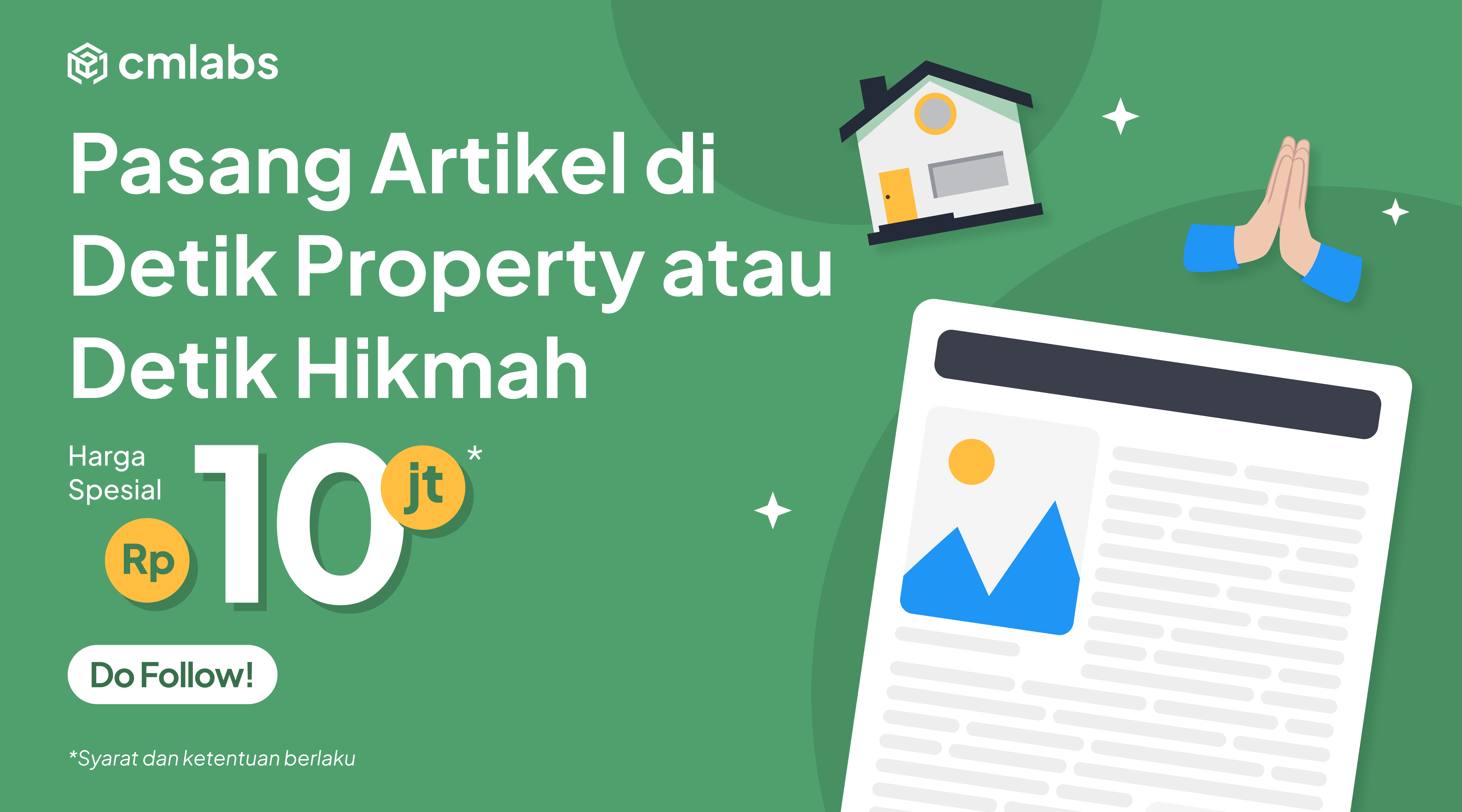 Promo Publish Artikel di Detikcom Property dan Detikcom Hikmah
