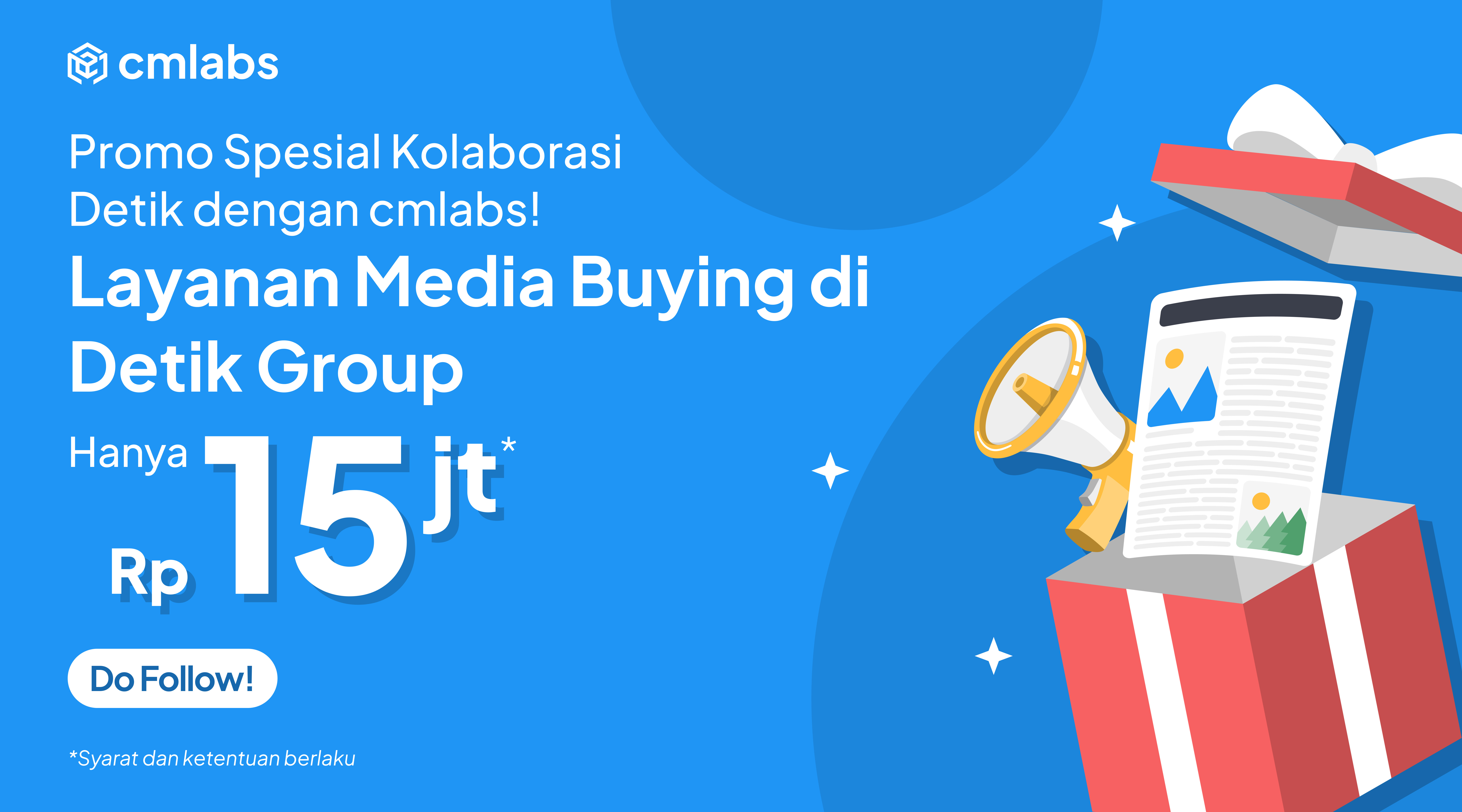 Promo Spesial Kolaborasi Detikcom Group bersama cmlabs