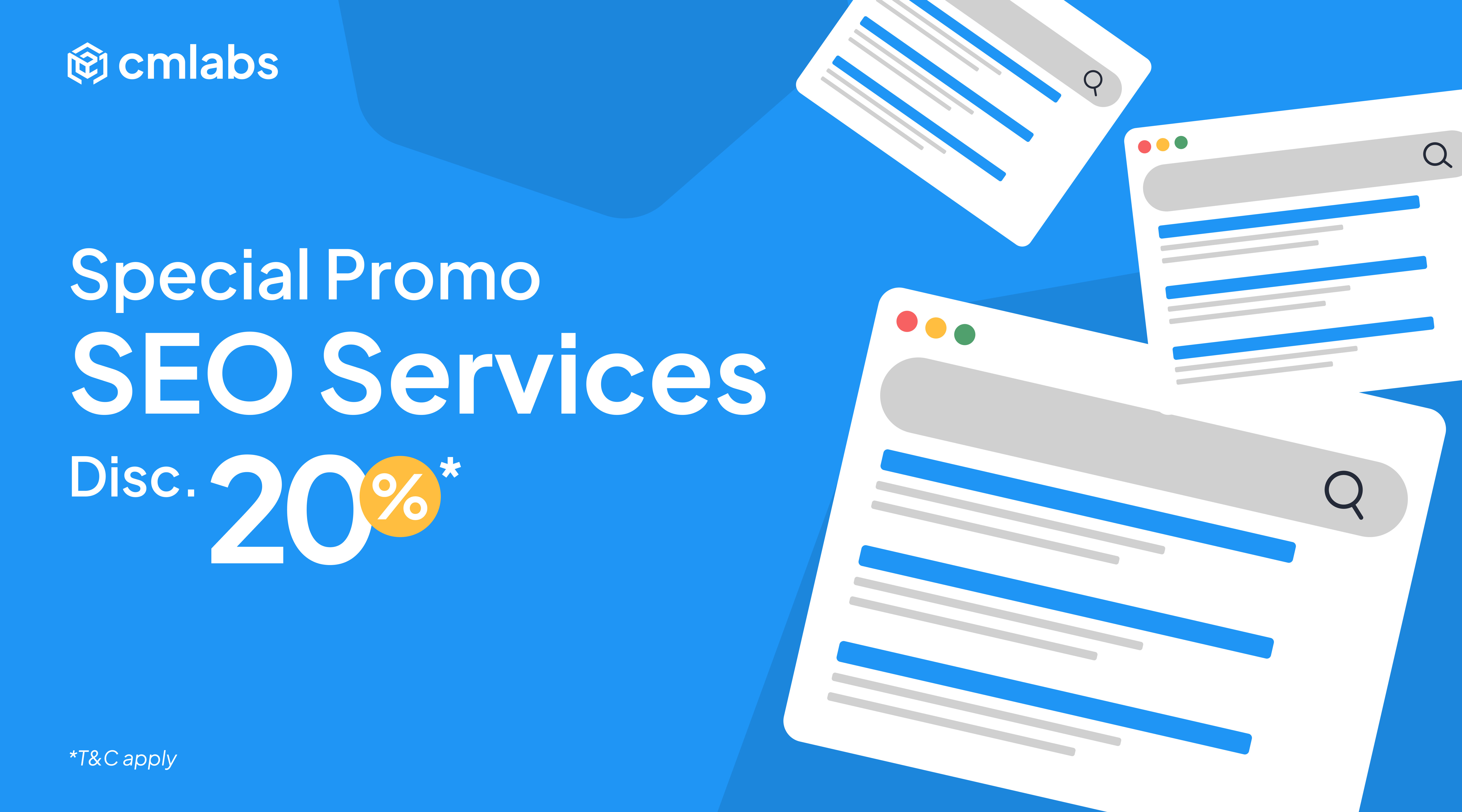 Get a 20% Discount on SEO Services at cmlabs!